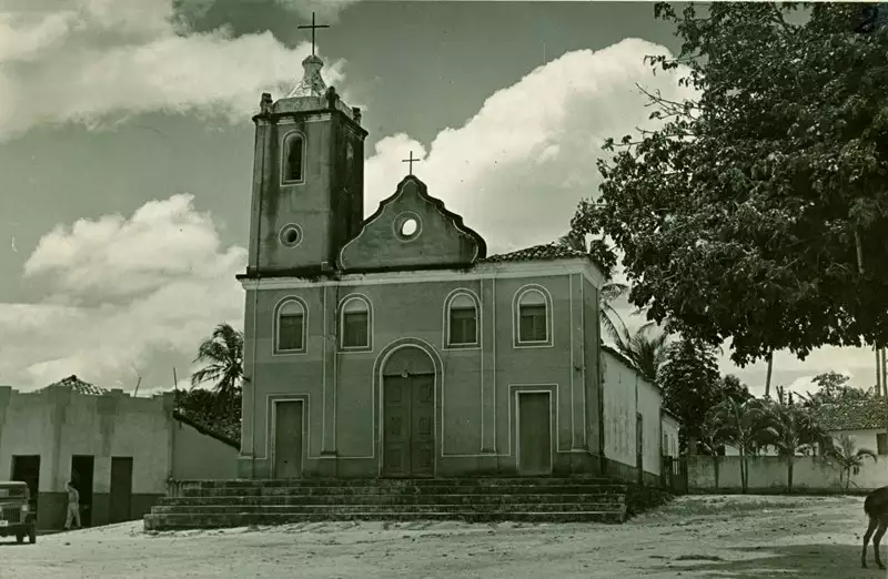 Foto 7: Principal templo católico : Vila de Salomé : Igreja Nova, AL