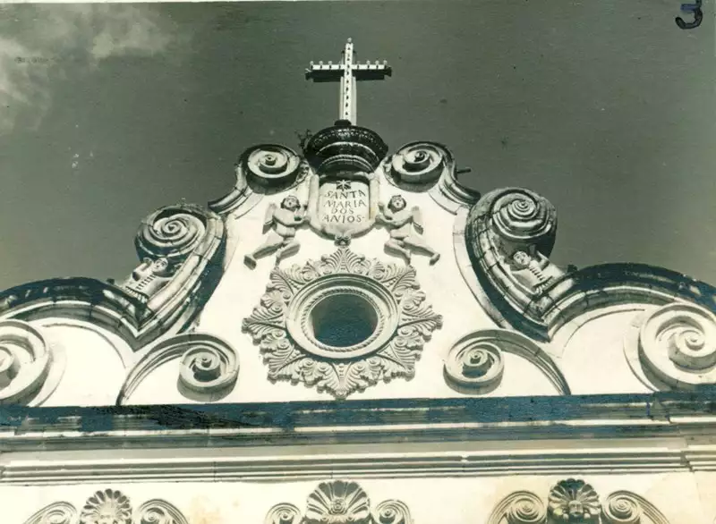 Foto 34: Fachada da Igreja de Santa Maria dos Anjos do Convento de São Francisco : Penedo (AL)