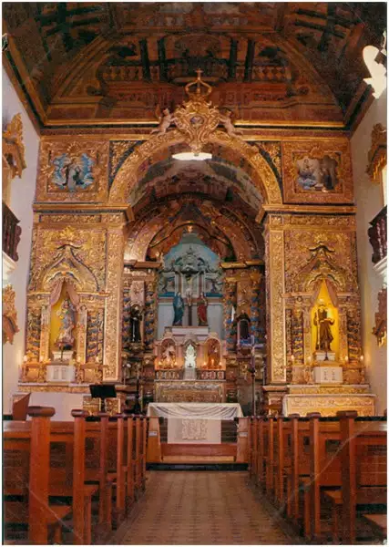 Foto 55: Altar-mór do Convento Franciscano Nossa Senhora dos Anjos : Penedo, AL