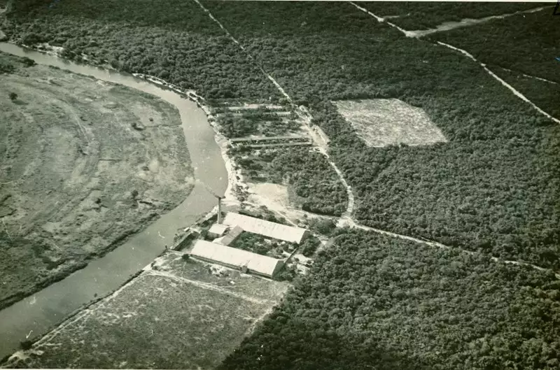 Foto 3: Vista aérea da Fábrica de Tecido Marituba : Piaçabuçu, AL