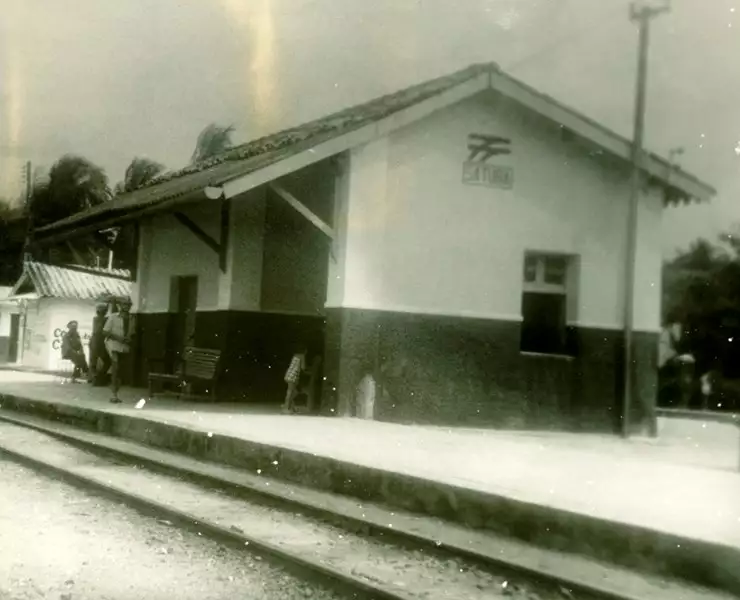 Foto 1: Estação da rede ferroviária federal : Satuba, AL