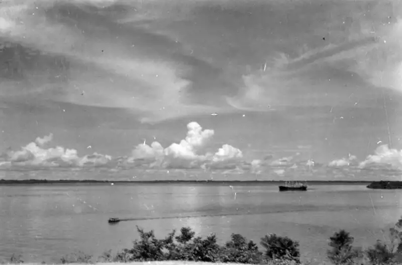 Foto 117: Navio marítimo em águas do Rio Negro em Manaus (AM)