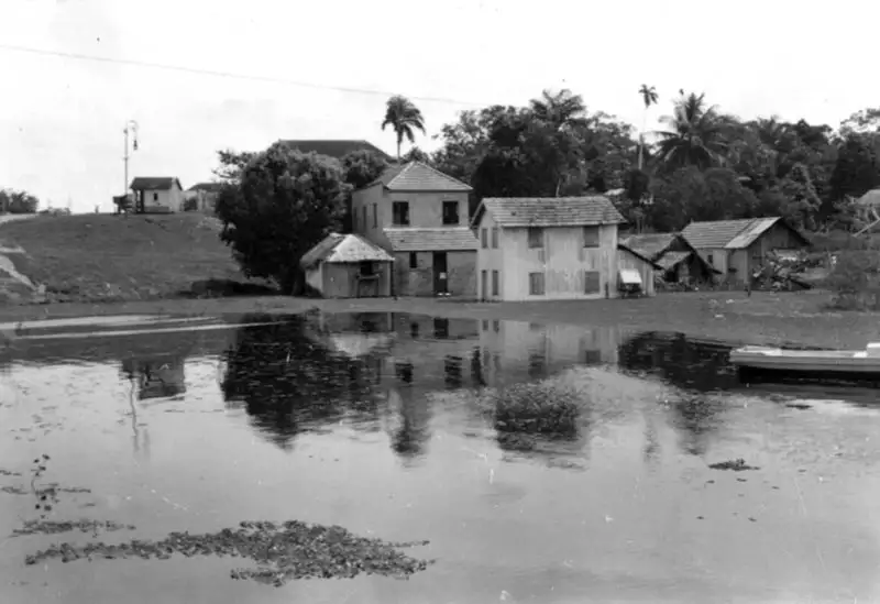 Foto 128: Casas à margem do Igarapé Cachoeirinha em Manaus (AM)
