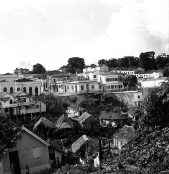 Foto 540: Bairro com casas de madeira em Manaus (AM)