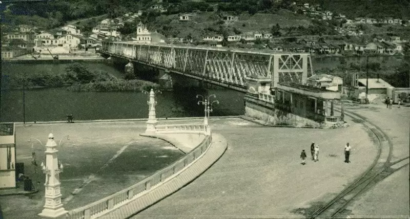 Foto 14: Ponte Dom Pedro II : Rio Paraguaçu : Cachoeira, BA