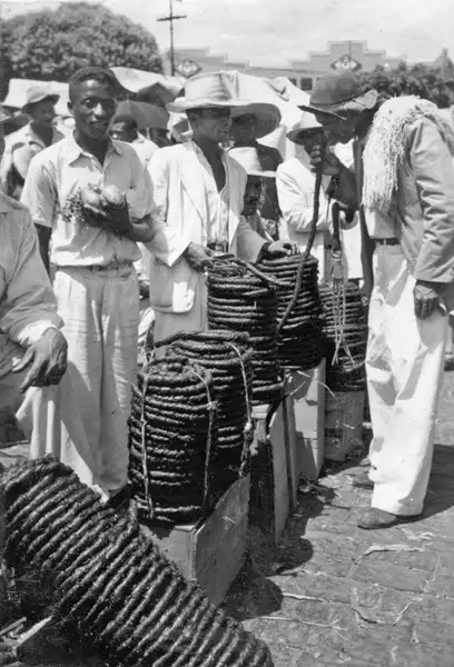 Foto 23: Vendedores vendendo fumo em corda em Feira de Santana (BA)