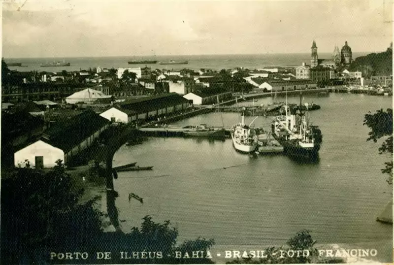 Foto 8: Porto de Ilhéus : [vista panorâmica da cidade] : Ilhéus, BA