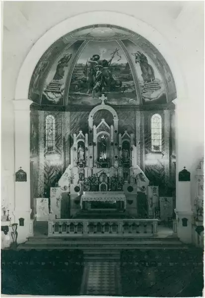 Foto 10: Altar-mor da Igreja Matriz de São João Batista : Muqui, ES