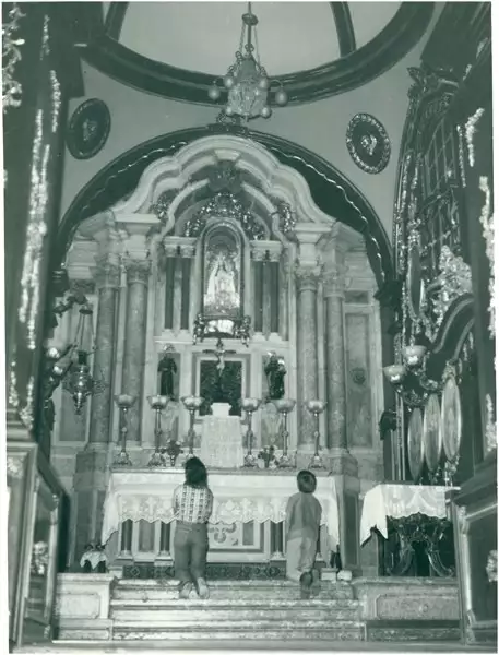 Foto 78: [Altar Mor do Convento da Penha] : Vila Velha, ES