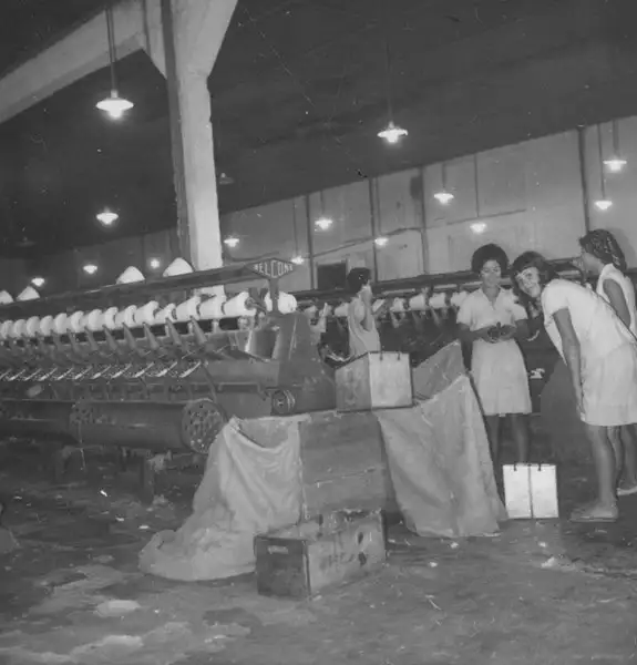 Foto 114: Fabricação de fio para tecelagem da Cia.Textil Tecidos Anápolis (GO)