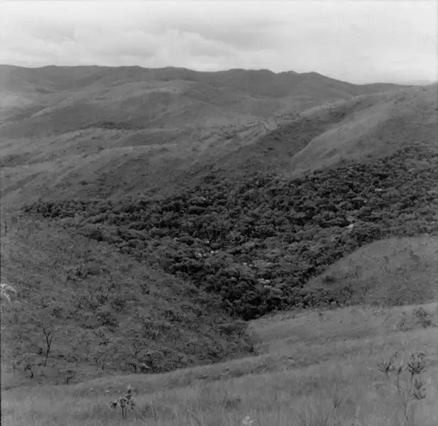 Foto 1: Superfície de erosão entre Sabará e Caeté (MG)