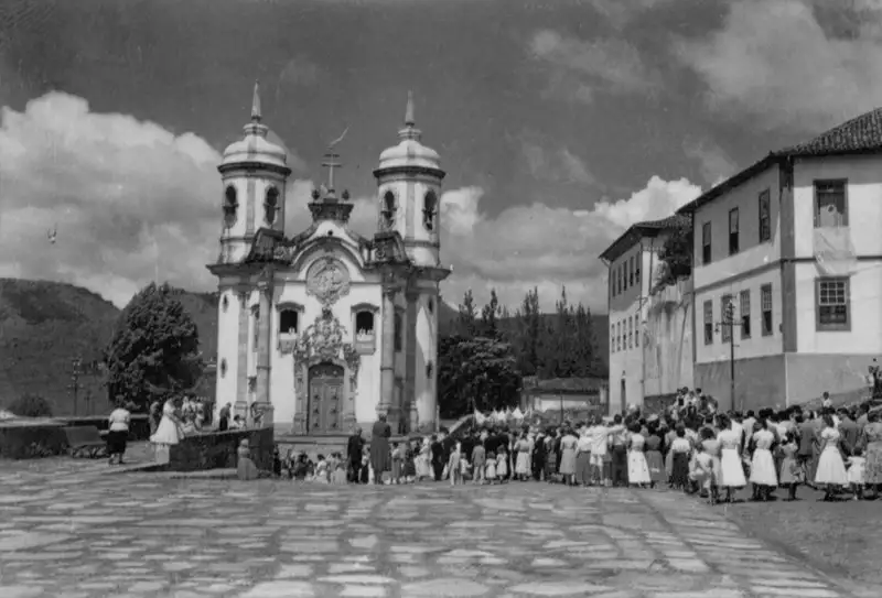 Foto 51: Procissão de Páscoa no Bairro de Antônio Dias : Município de Ouro Preto