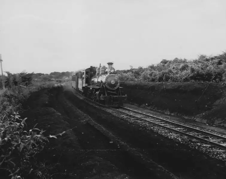 Foto 138: Trem da E.F. Noroeste do Brasil em movimento em Campo Grande (MS)