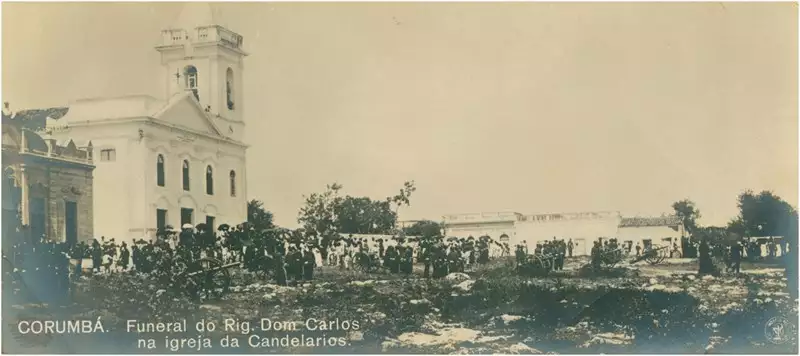 Foto 57: Praça da República : Igreja de Nossa Senhora da Candelária : Corumbá, MS