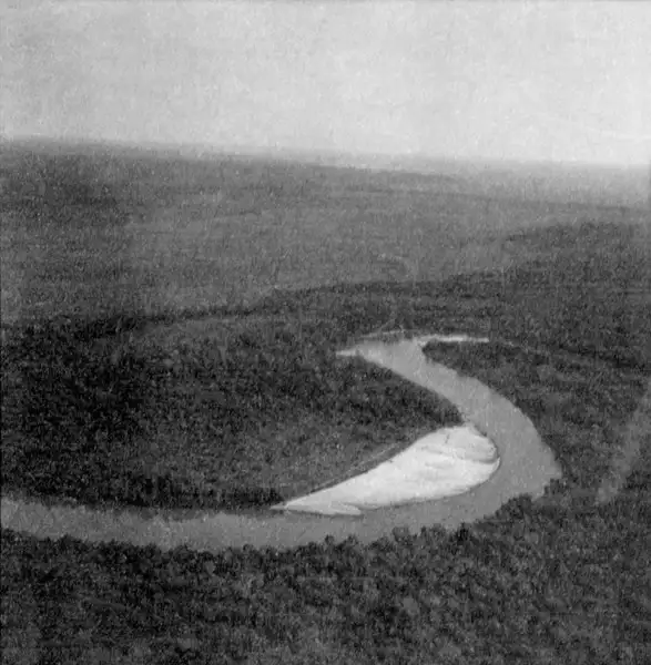 Foto 1: Vista aérea parcial do Rio Teles-Pires em São Félix do Xingu(PA)