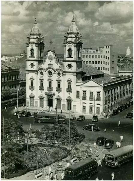 Foto 95: Praça da Independência : Igreja Matriz [do Santíssimo Sacramento de Santo Antônio] : Recife, PE