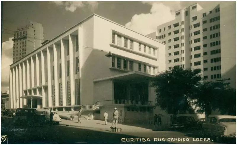 Foto 95: Rua Cândido Lopes : [Biblioteca Pública do Paraná] : Curitiba, PR