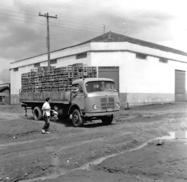 Foto 61: Caminhão que transporta gasolina e vasilhames : município de Maringá