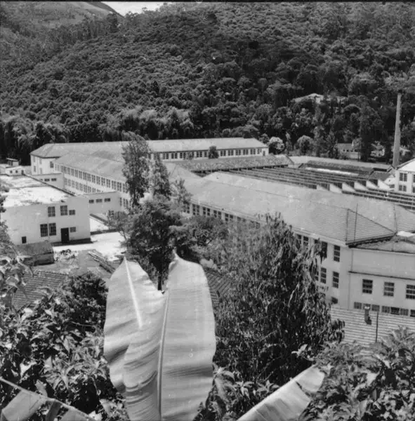 Foto 56: Fábrica de Filó S.A. , ao fundo de um vale de alt. de 920 ms : Friburgo (RJ)