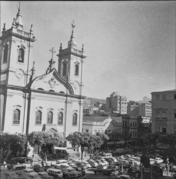 Foto 413: Largo de São Francisco, vendo-se a Igreja de São Francisco de Paula (RJ)