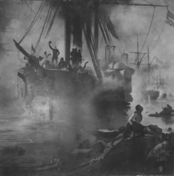 Foto 876: Museu Histórico Nacional : tela Batalha Naval do Riachuelo, de Victor Meireles (RJ)