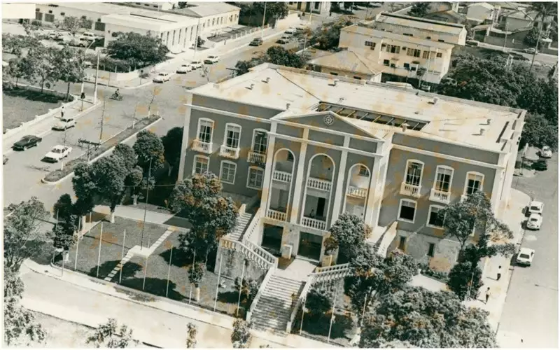 Foto 50: Palácio [do Governo] : vista aérea [da cidade] : Porto Velho, RO