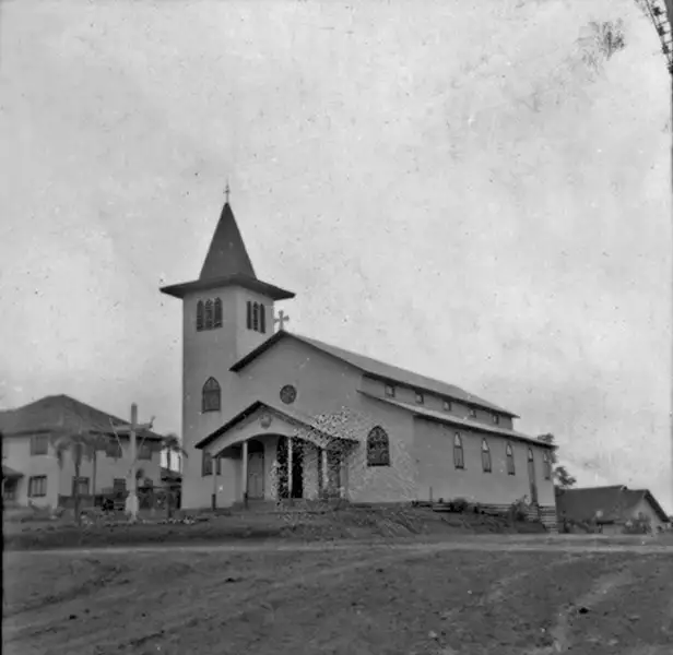 Foto 5: Igreja de madeira : município de Dionísio Cerqueira (SC)