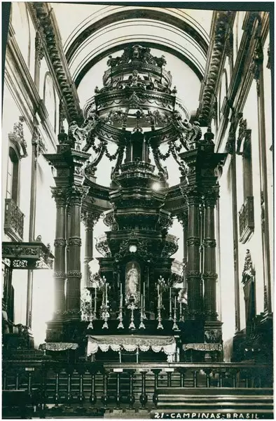 Foto 90: Altar-mor da Paróquia da Nossa Senhora da Conceição : Campinas, SP
