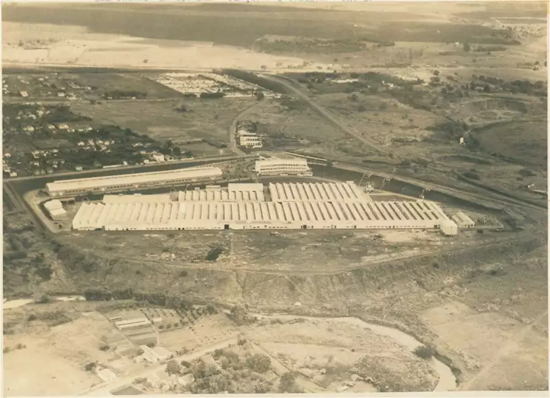 Foto 24: [Vista aérea da] Companhia Jauense Industrial – Fiação e Tecelagem : Jaú, SP