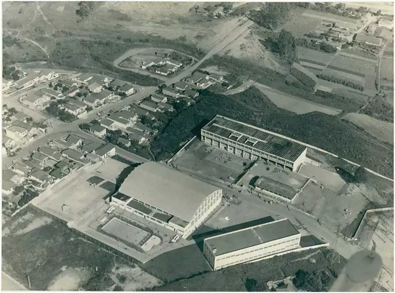 Foto 21: Vista aérea do Centro Cívico : Colégio Estadual Visconde de Mauá : [vista aérea da cidade] : Mauá, SP