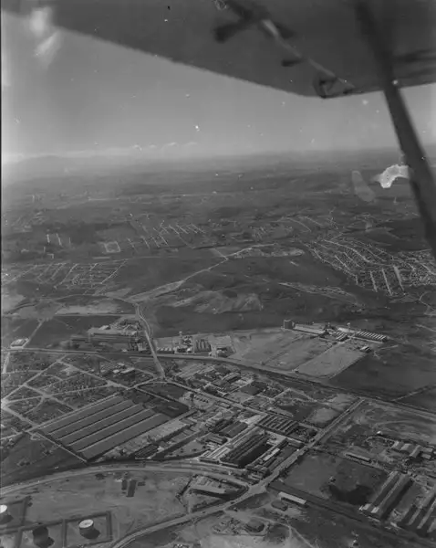 Foto 34: Vista aérea, fábricas em Santo André (SP)