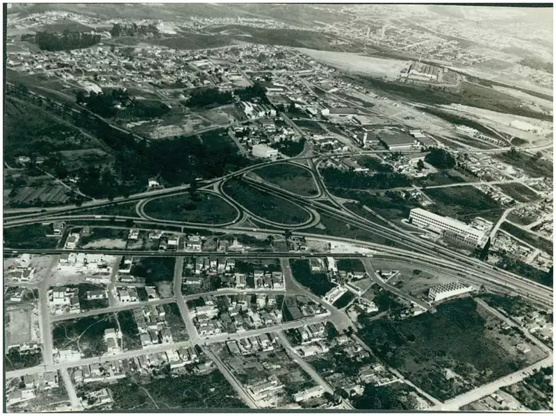 Foto 24: [Vista aérea da cidade] : Bairro Jardim do Mar : Trevo do KM 18 da Via Anchieta : São Bernardo do Campo, SP