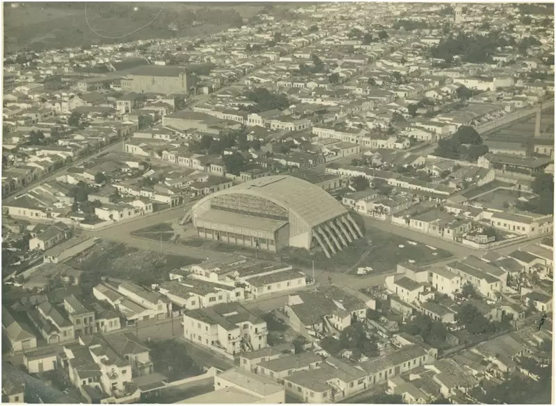 Foto 83: Vista aérea da cidade : Ginásio Municipal de Esporte Doutor Gualberto Moreira : Sorocaba, SP